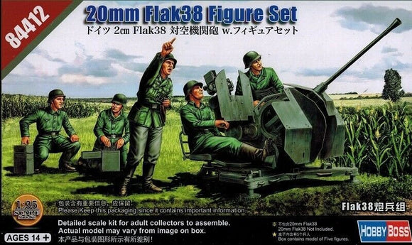 Hobby Boss 84412 20mm Flak38 Figure Set