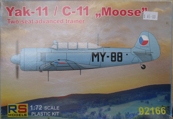RS Models 92166 Yak-11/C-11