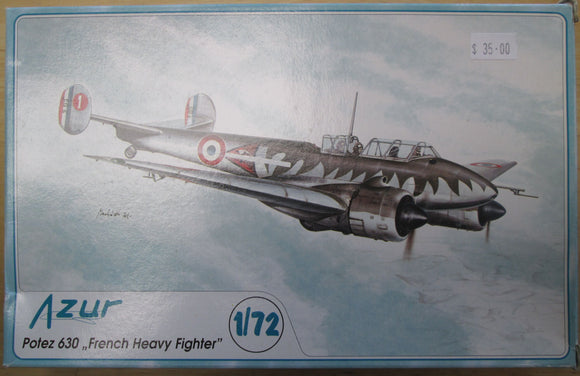 Azur A036 Potez 630 French Heavy Fighter - 1/72