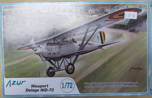 Azur A069 Nieuport-Delage NiD-72 - 1/72