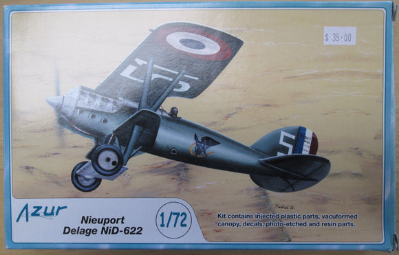 Azur A083 Nieuport-Delage NiD-622 - 1/72