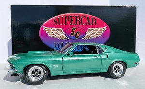 ACME 1801859SC 1969 Ford Mustang BOSS 429 - Silver Jade - Supercar Release