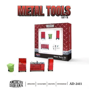 American Diorama 2411 Metal Tools - Set B