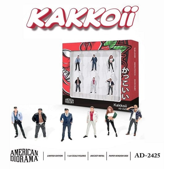 American Diorama 2425 Figure Set: Kakkoii