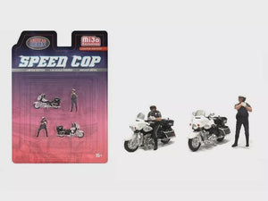 American Diorama 64530MJ 1:64 Figure Set: Speed Cop Police Motorcycles