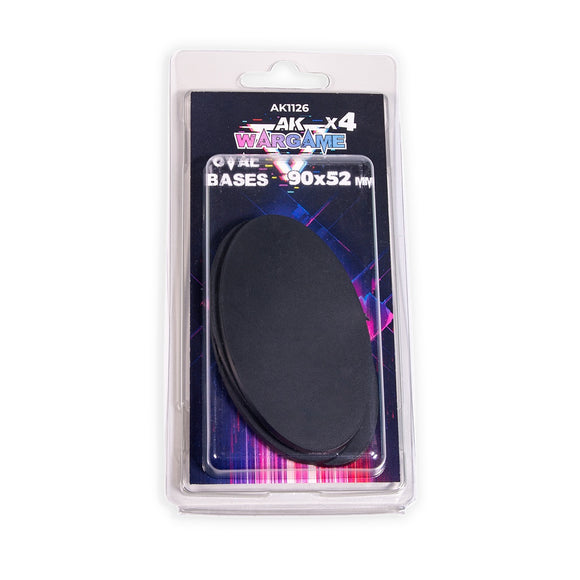 AK-Interactive AK1126 Oval Bases 90 x 52mm x 4
