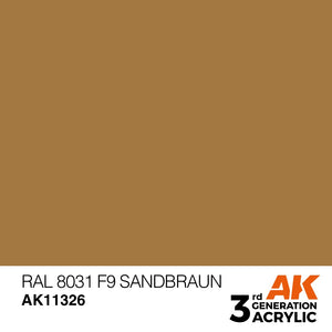 AK-Interactive AK11326 RAL 8031 F9 Sandbraun