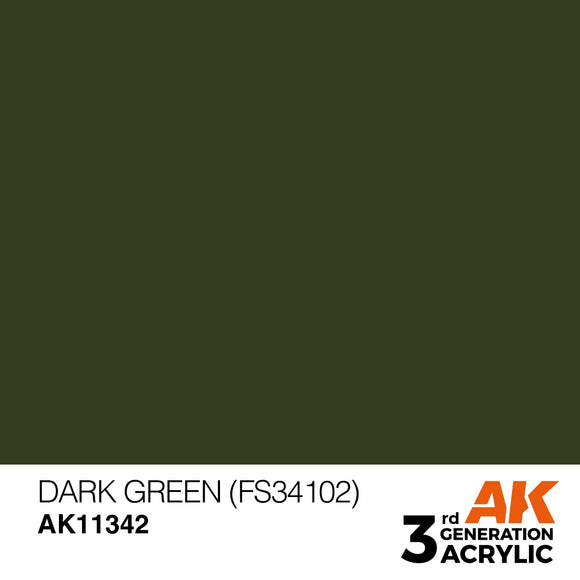 AK-Interactive AK11342 Dark Green FS34102