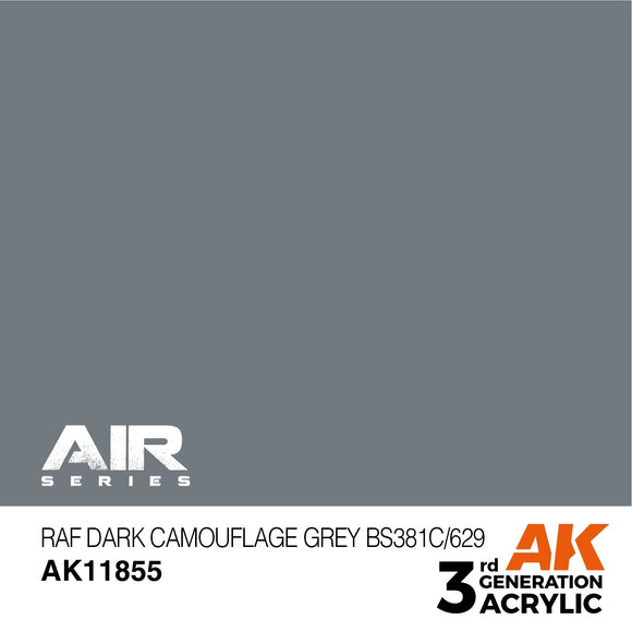 AK-Interactive AK11855 RAF Dark Camouflage Grey BS381C/629
