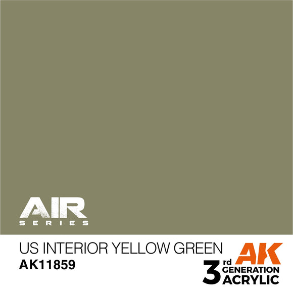 AK-Interactive AK11859 US Interior Yellow Green