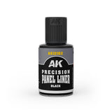 AK-Interactive AK12102 Precision Paneliner – Black 30ml