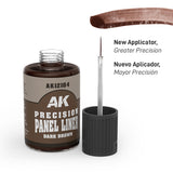 AK-Interactive AK12104 Precision Paneliner – Dark Brown 30ml