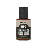 AK-Interactive AK12106 Precision Paneliner – Dark Rust 30ml