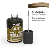AK-Interactive AK12107 Precision Paneliner – Raw Greenish Umber 30ml