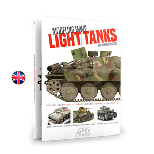 AK-Interactive AK130020 Modeling WW2 Light Tanks