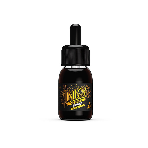 AK-Interactive AK16001 Inks – Wood Brown 30ml