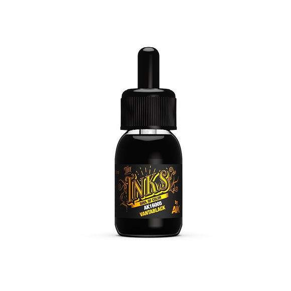 AK-Interactive AK16005 Inks – Vantablack 30ml