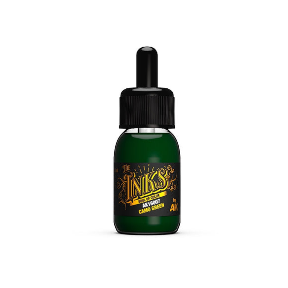 AK-Interactive AK16007 Inks – Camo Green 30ml