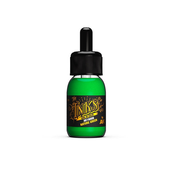 AK-Interactive AK16008 Inks – Nature Green 30ml
