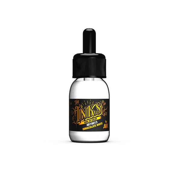 AK-Interactive AK16013 Inks – Inmaculate White 30ml