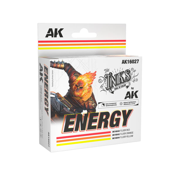 AK-Interactive AK16027 Inks – Energy Set