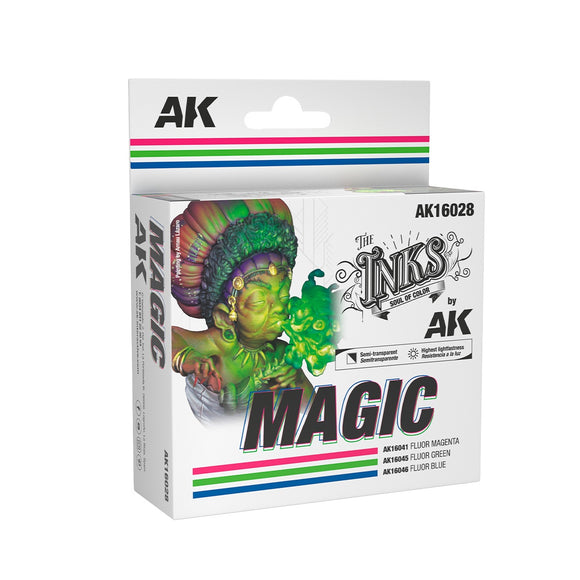 AK-Interactive AK16028 Inks – Magic Set