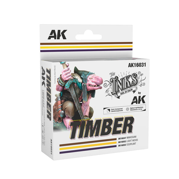 AK-Interactive AK16031 Inks – Timber