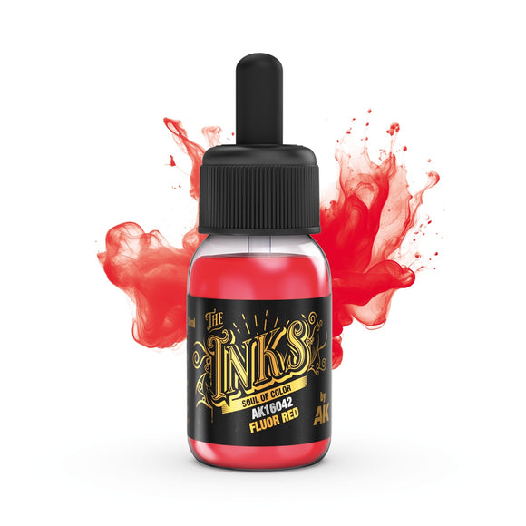 AK-Interactive AK16042 Inks – Fluoro Red