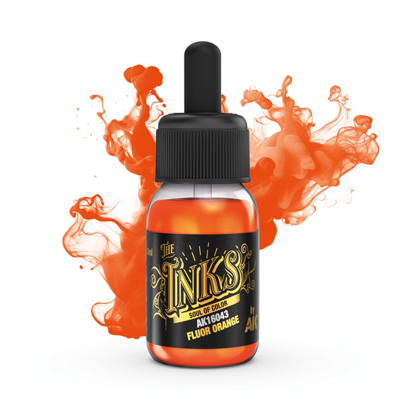 AK-Interactive AK16043 Inks – Fluoro Orange