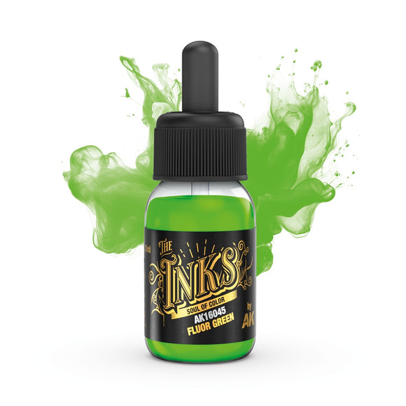 AK-Interactive AK16045 Inks – Flouro Green