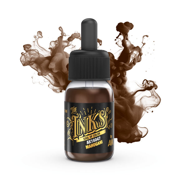AK-Interactive AK16047 Inks – Mahogany