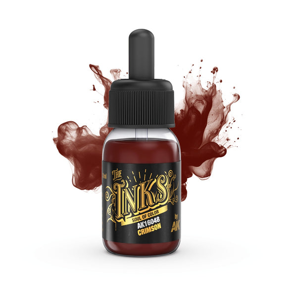 AK-Interactive AK16048 Inks – Crimson