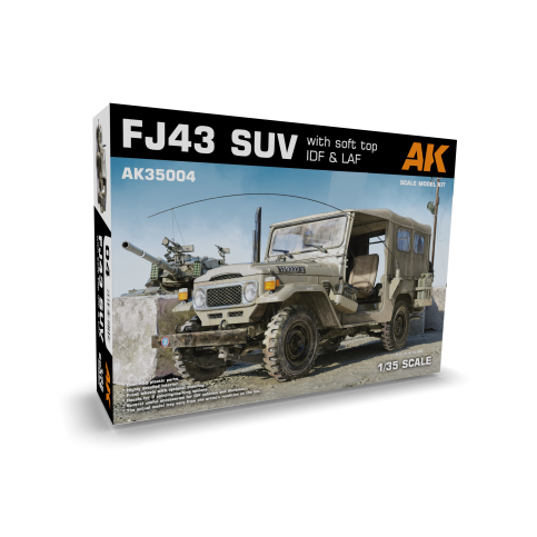 AK-Interactive AK35004 Toyota FJ43 SUV With Soft Top - IDF & LAF