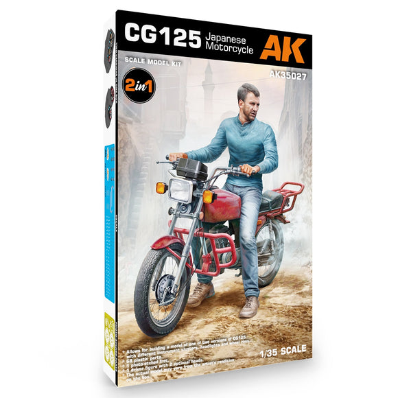 AK-Interactive AK35027 CG125 Japanese Motorcycle – 1/35