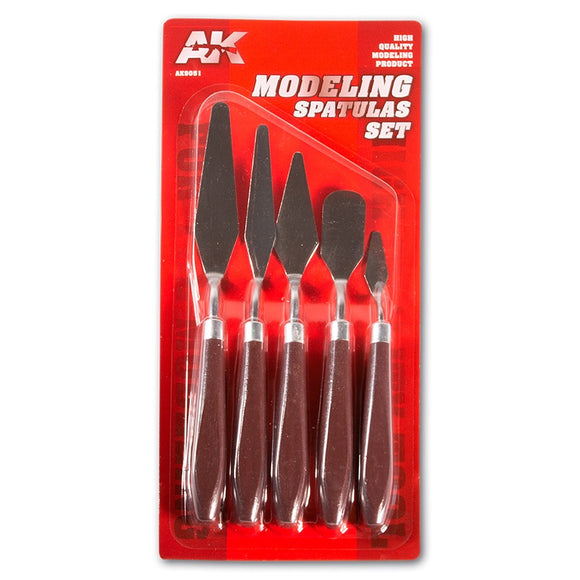 AK-Interactive AK9051 Modelling Spatulas Set