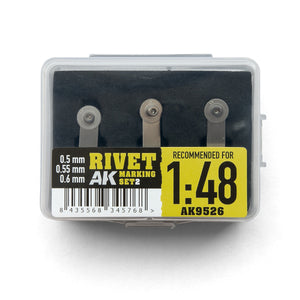 AK-Interactive AK9526 Rivet Marking Set 2 1:48