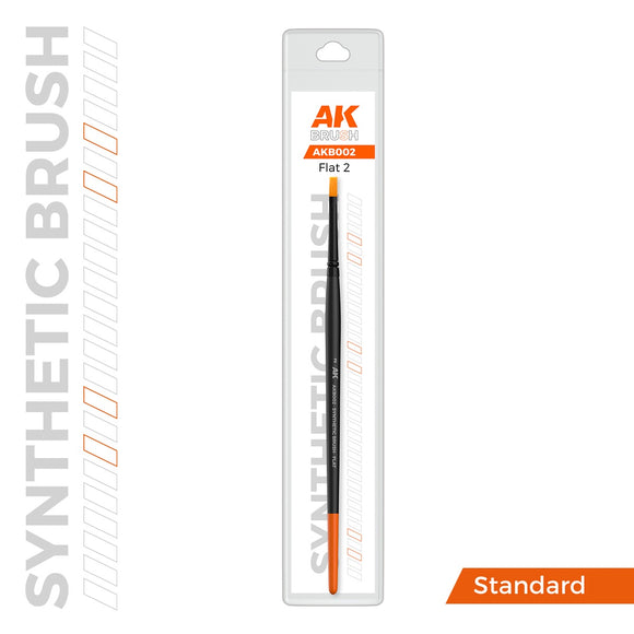 AK-Interactive AKB002 Synthetic Brush – Flat 2
