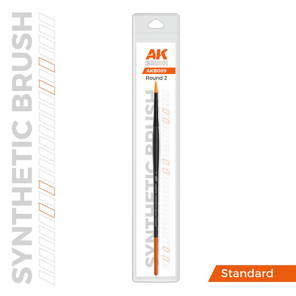 AK-Interactive AKB009 Synthetic Brush - Round 2