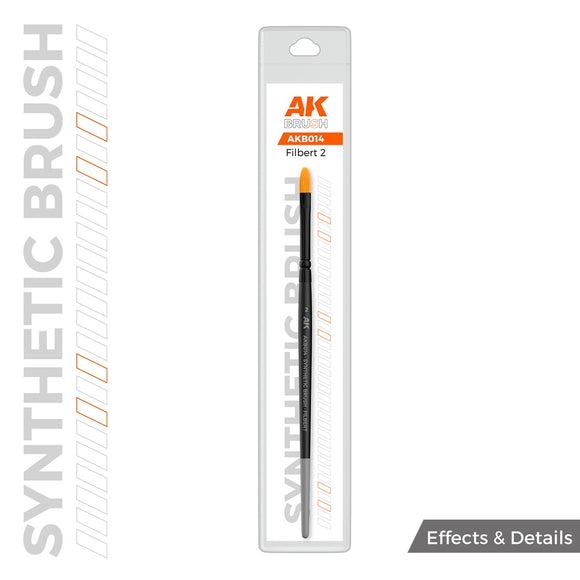 AK-Interactive AKB014 Synthetic Brush - Filbert 2