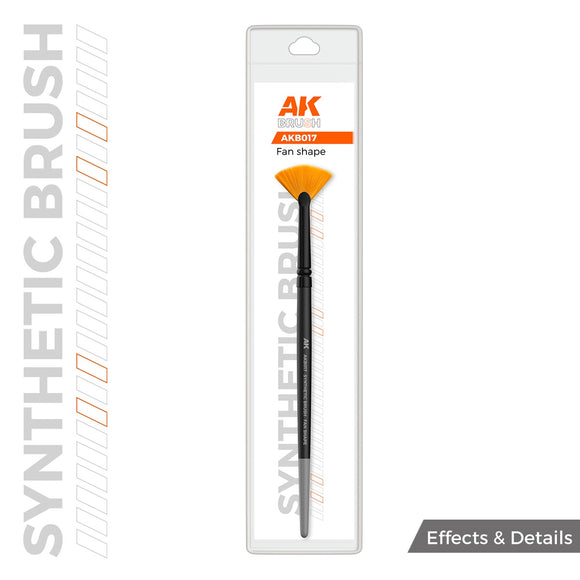 AK-Interactive AKB017 Synthetic Brush - Fan Shape