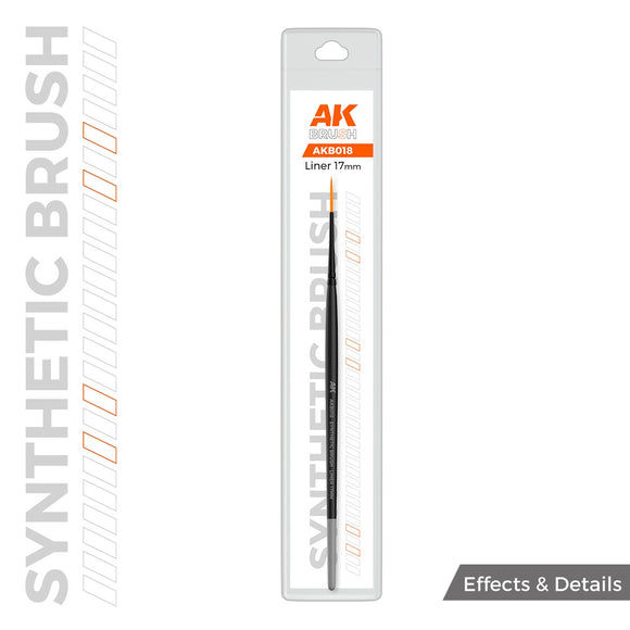 AK-Interactive AKB018 Synthetic Brush - Liner 17mm