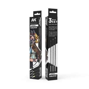 AK-Interactive AKB102 Tabletop Synthetic Brushes Set