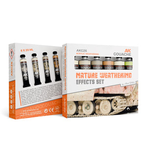 AK-Interactive AKG26 Gouaches Nature Weathering Effects Set