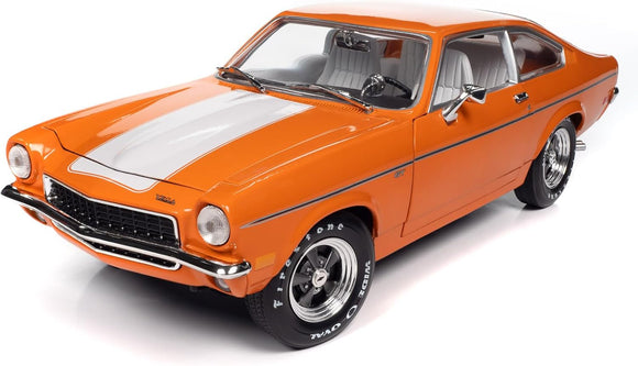 Auto World AMM1319 1973 Chevy Vega GT - Bright Orange