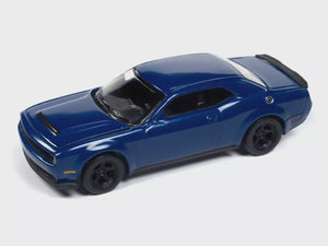 Auto World 2018 Dodge Challenger STR Demon Hobby Excl - Indiglo Blue