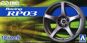Aoshima 6944 Wheel & Tyre Set - Enkei Racing RP03 – 1/24