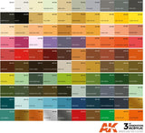 AK-Interactive AK11702 Briefcase with 100 Acrylic 3G Colors