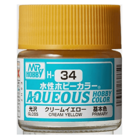 Mr. Hobby Aqueous H034 Cream Yellow
