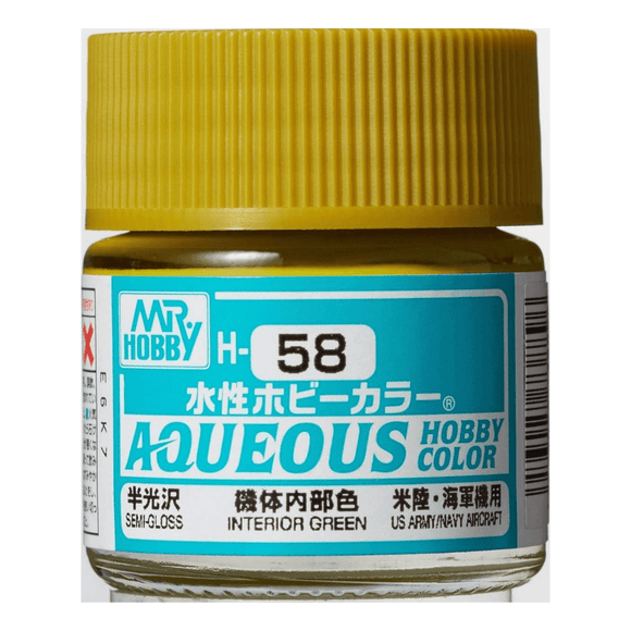 Mr. Hobby Aqueous H058 Interior Green USAAF