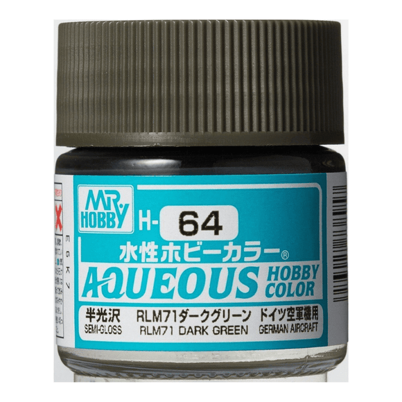 Mr. Hobby Aqueous H064 RLM71 Dark Green Luftwaffe